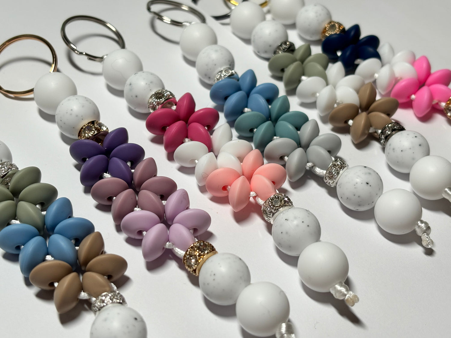 Silicone Bead Keychains