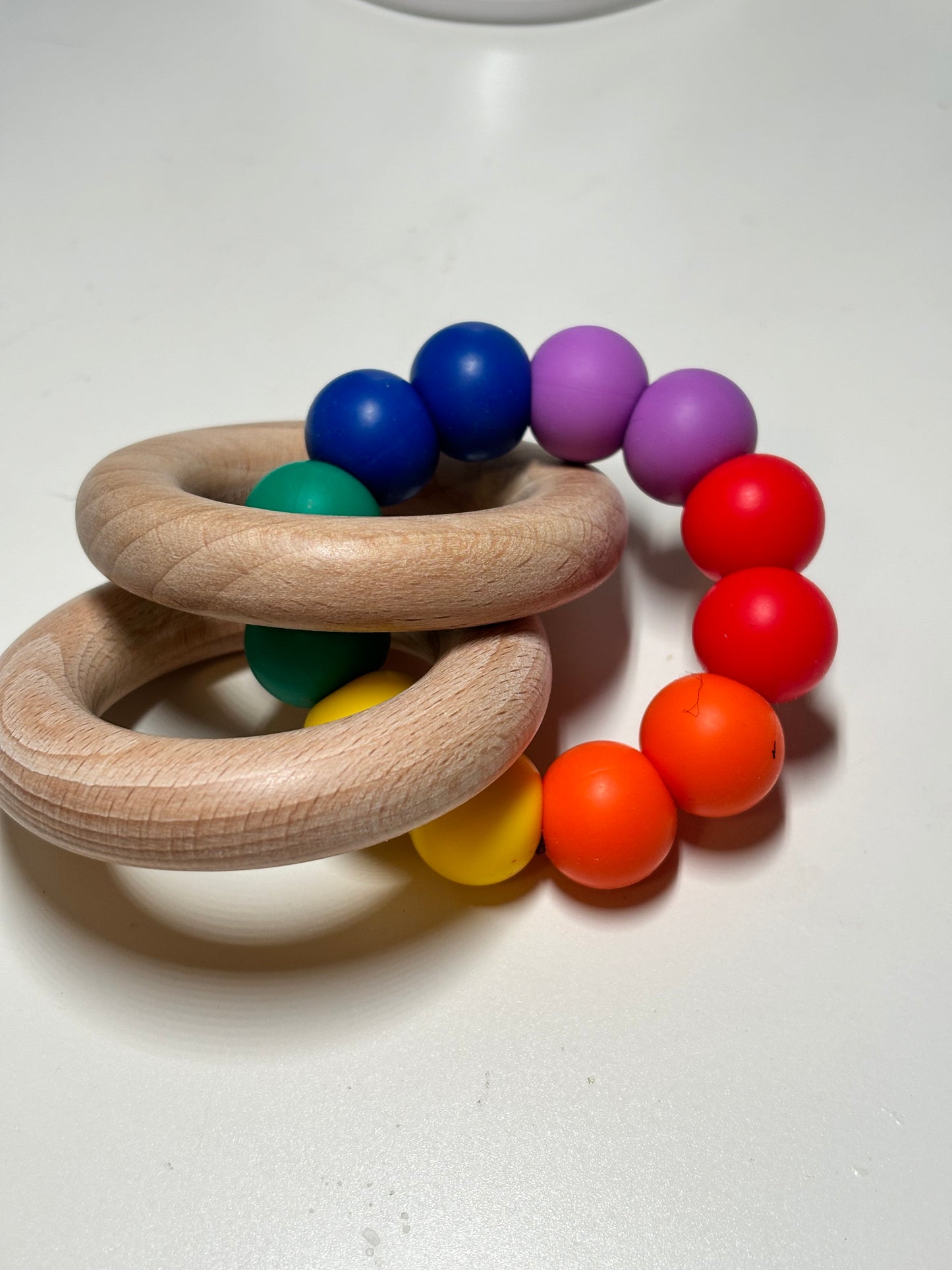 Bright Rainbow Teether