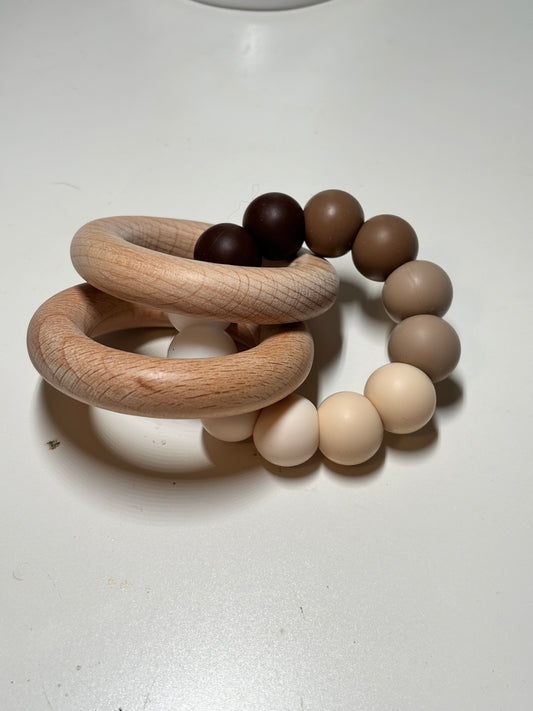 Brown & Beige Teether