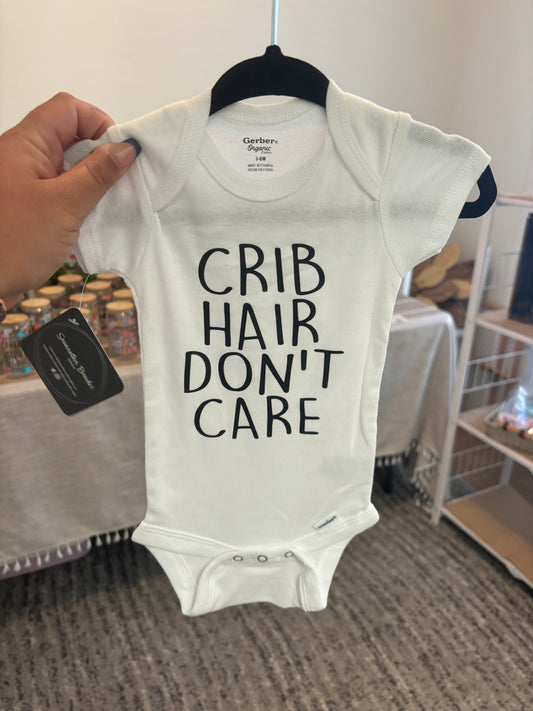 Crib Hair Don't Care Bodysuit