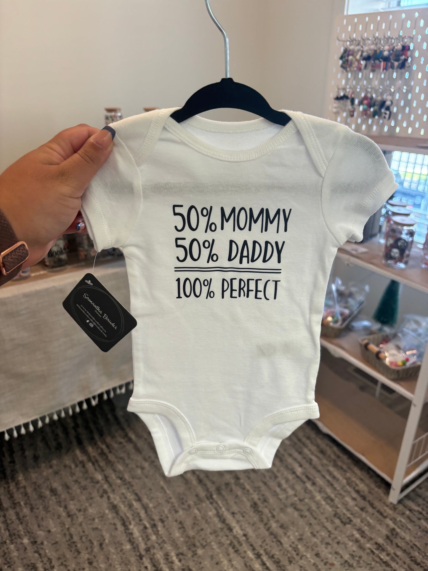 Half Mommy Half Daddy Bodysuit